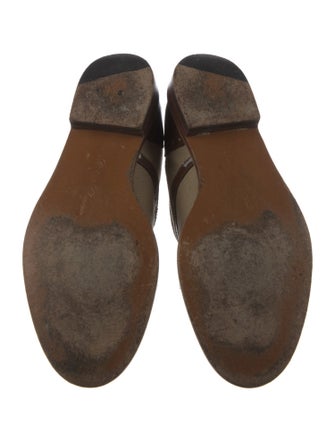 Robert Clergerie Leather Printed Oxfords