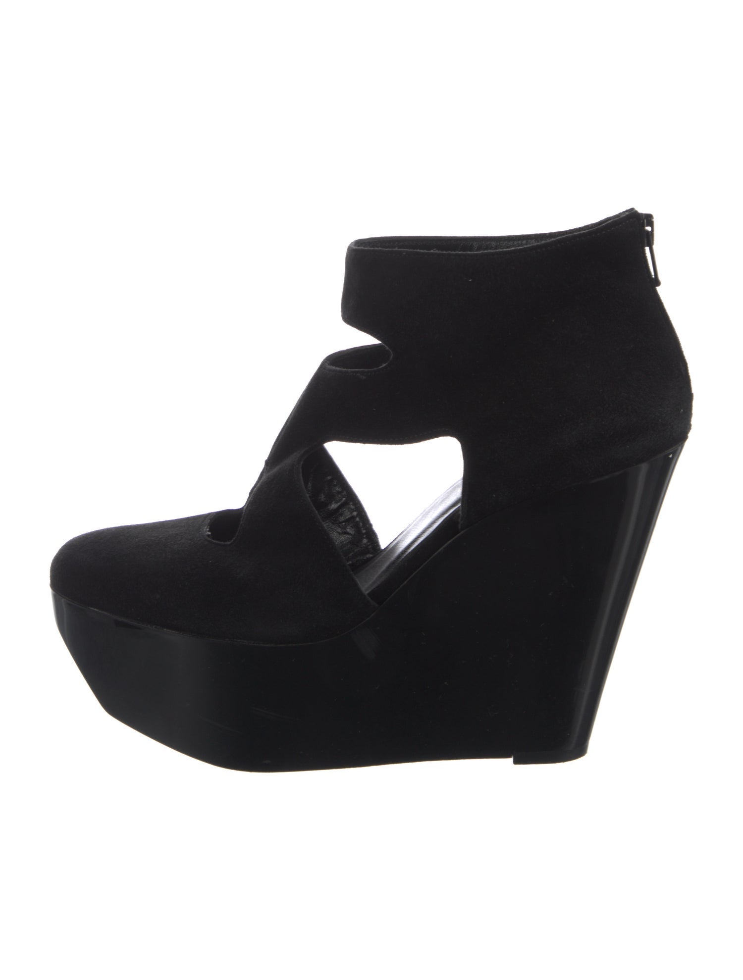 Robert Clergerie Suede Cutout Accent Pumps