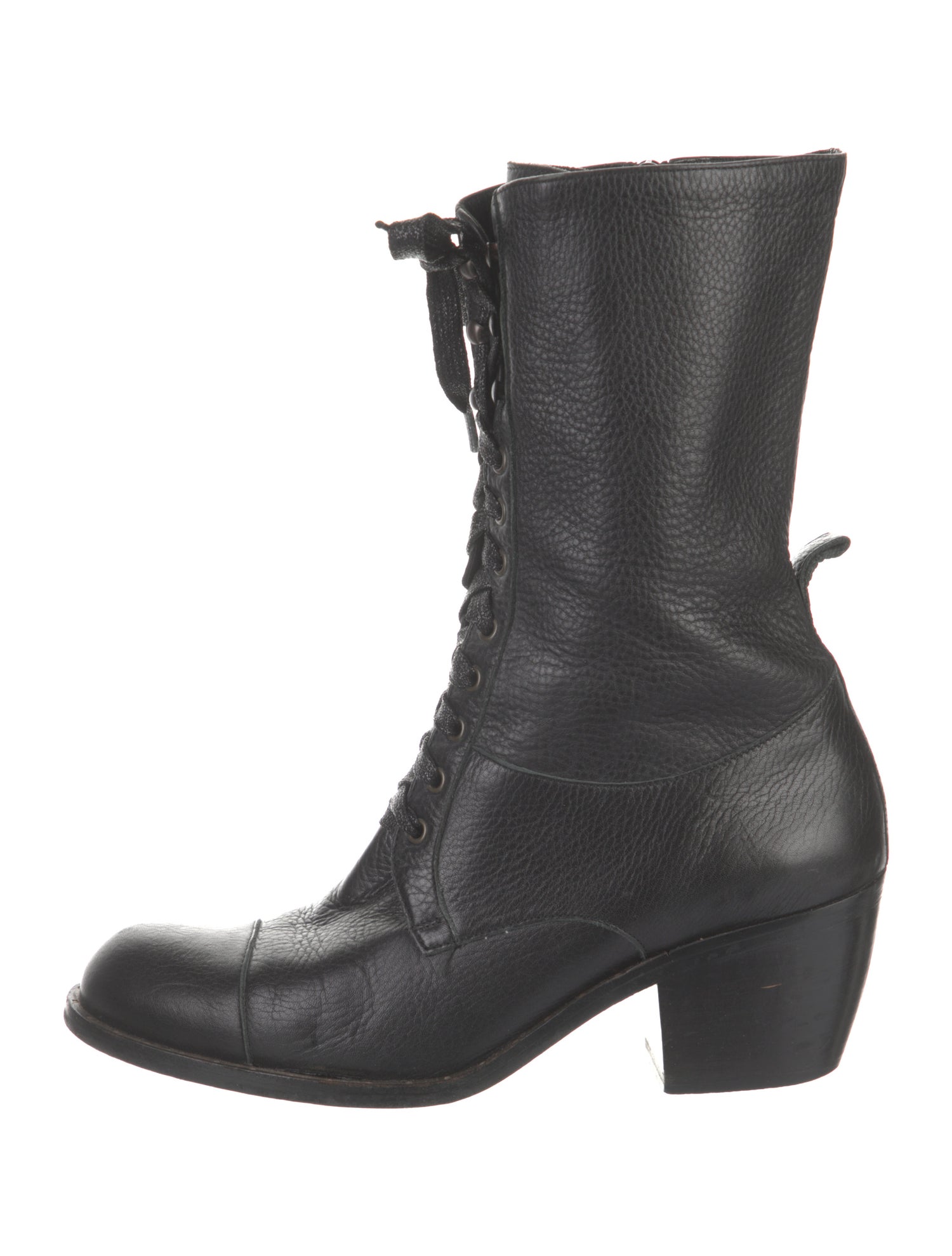 Robert Clergerie Leather Combat Boots