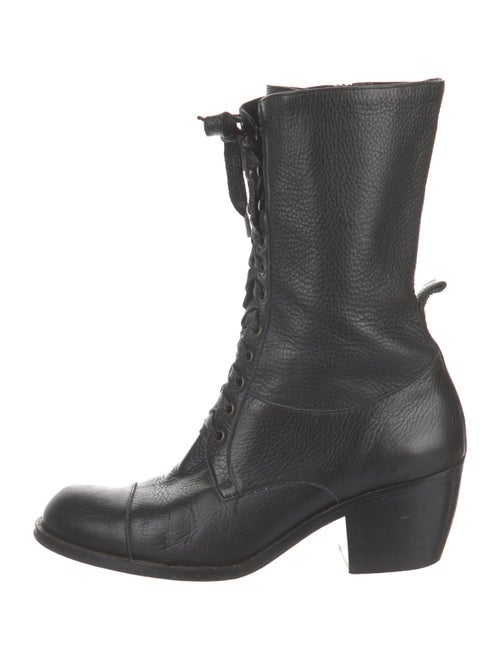 Robert Clergerie Leather Combat Boots