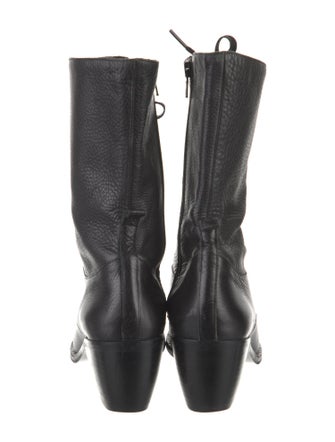 Robert Clergerie Leather Combat Boots