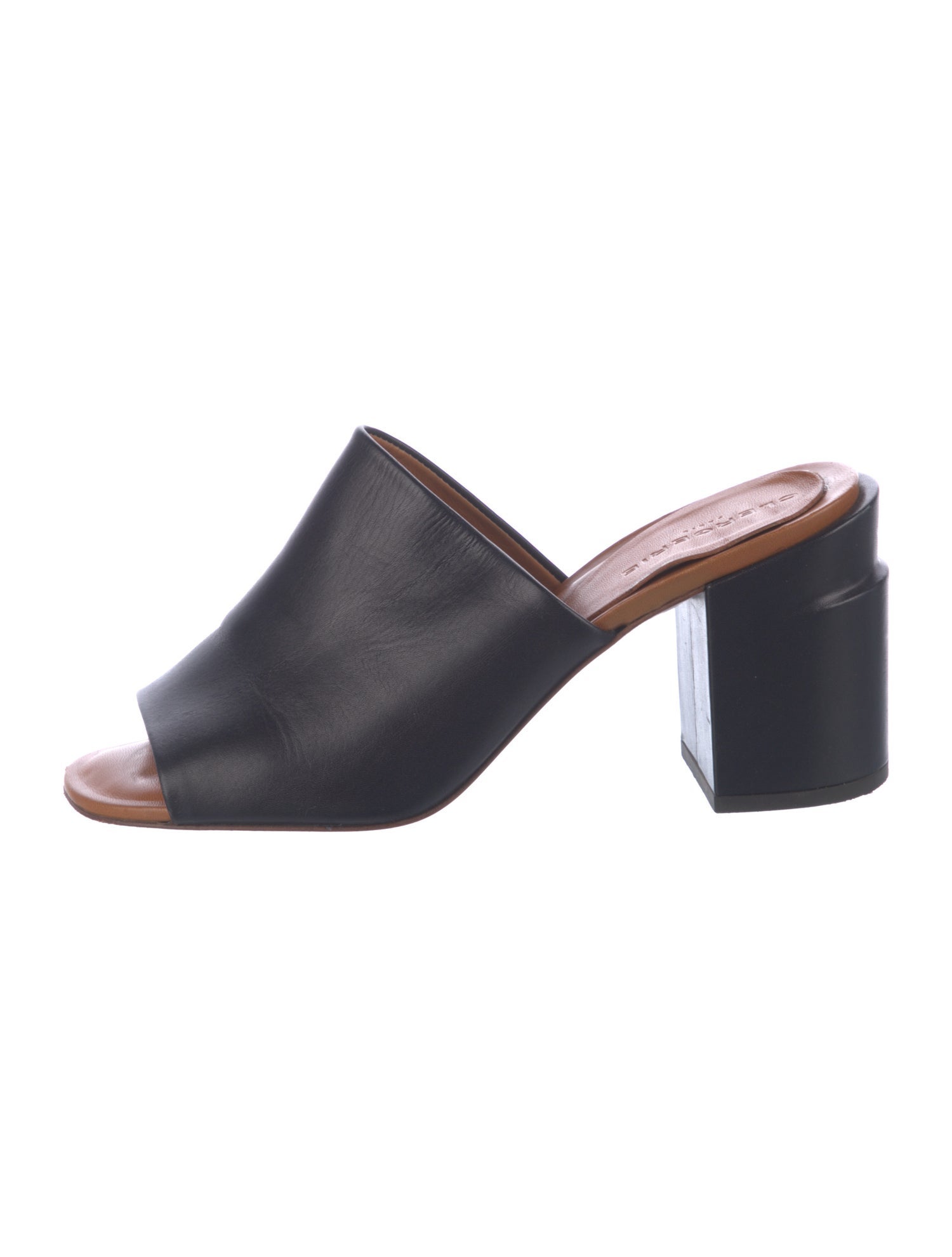 Robert Clergerie Leather Slides