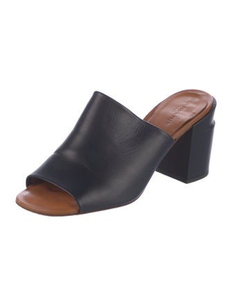 Robert Clergerie Leather Slides
