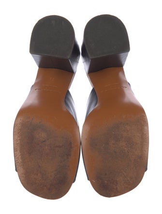 Robert Clergerie Leather Slides