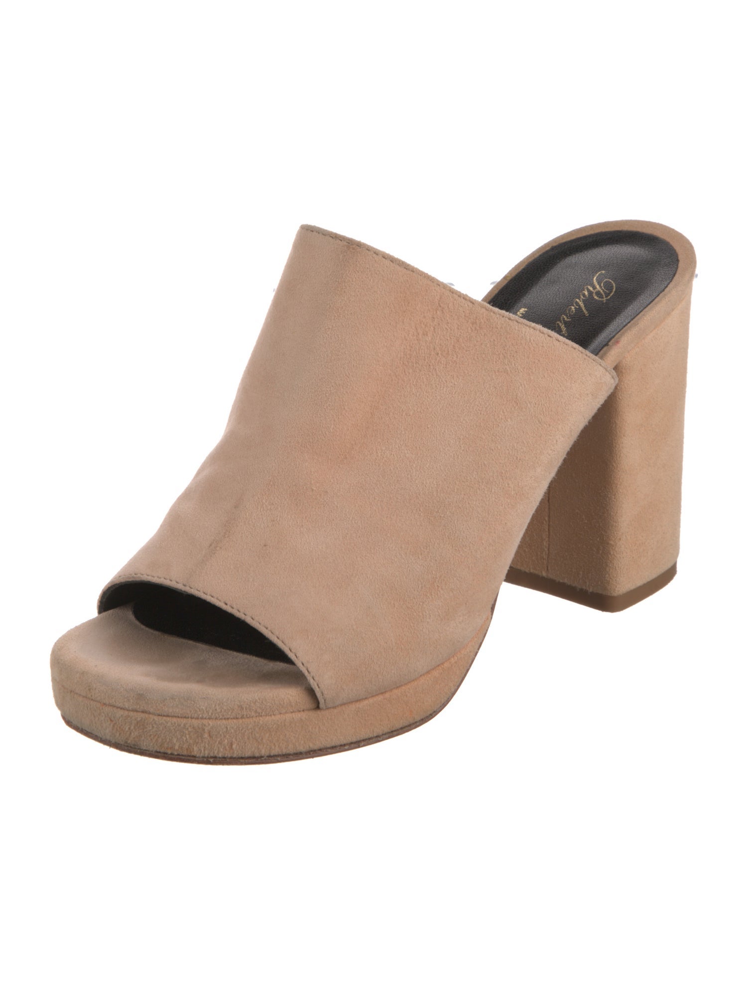 Robert Clergerie Suede Slides