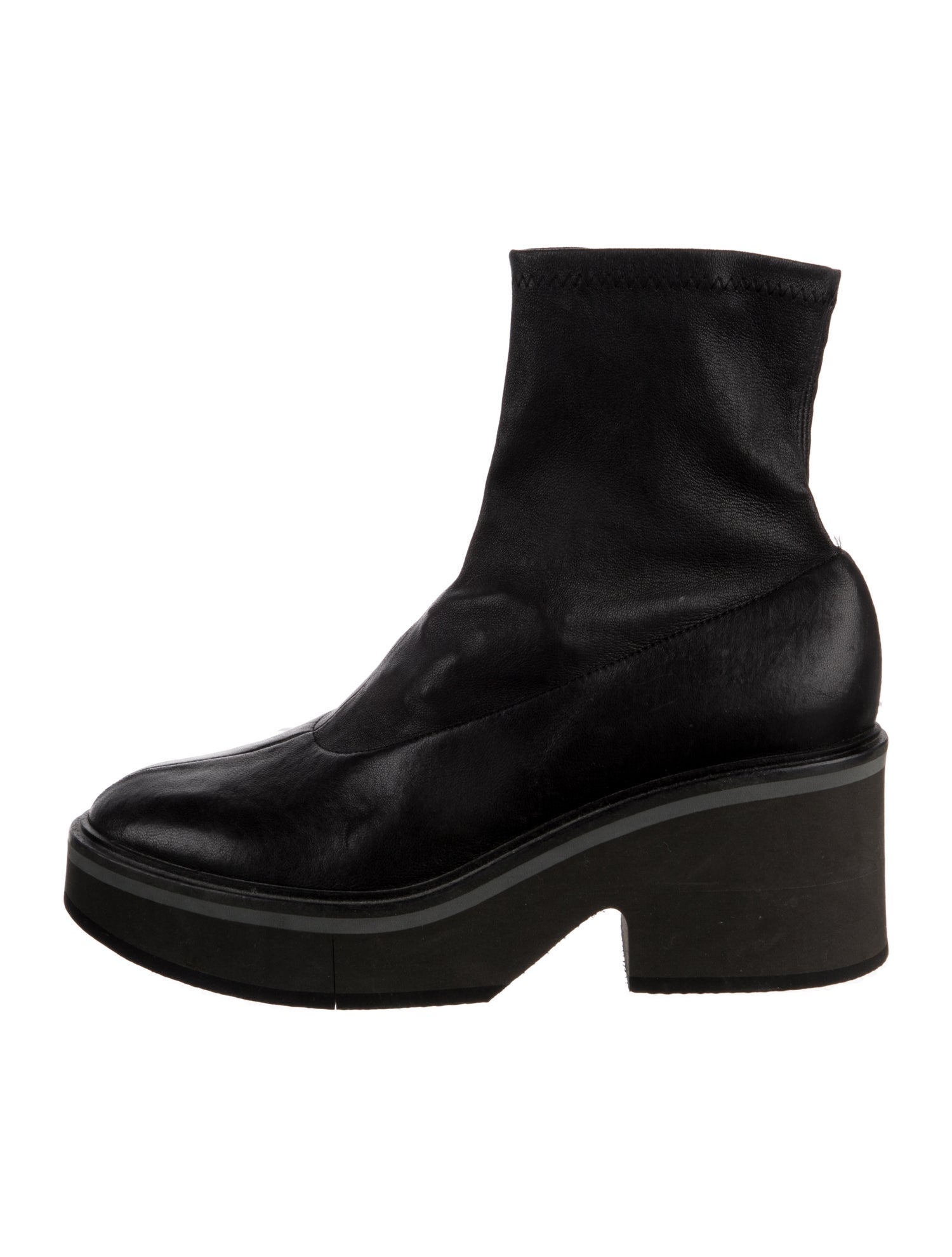 Robert Clergerie Leather Sock Boots