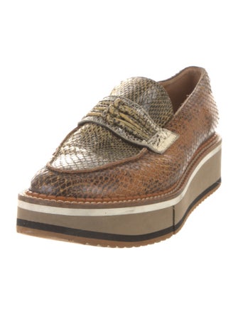 Robert Clergerie Snakeskin Sneakers