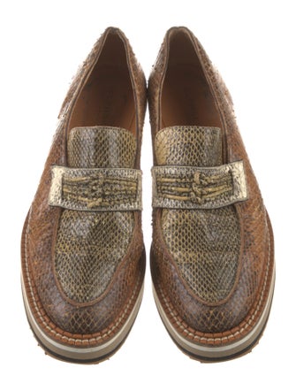 Robert Clergerie Snakeskin Sneakers