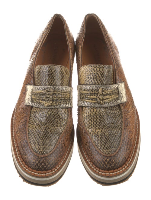 Robert Clergerie Snakeskin Sneakers