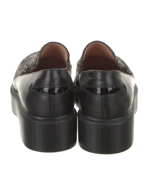 Robert Clergerie Leather Whipstitch Trim Loafers