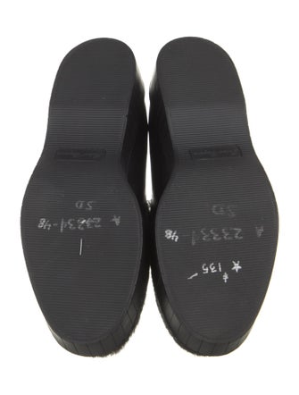 Robert Clergerie Leather Whipstitch Trim Loafers