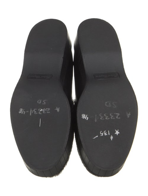 Robert Clergerie Leather Whipstitch Trim Loafers