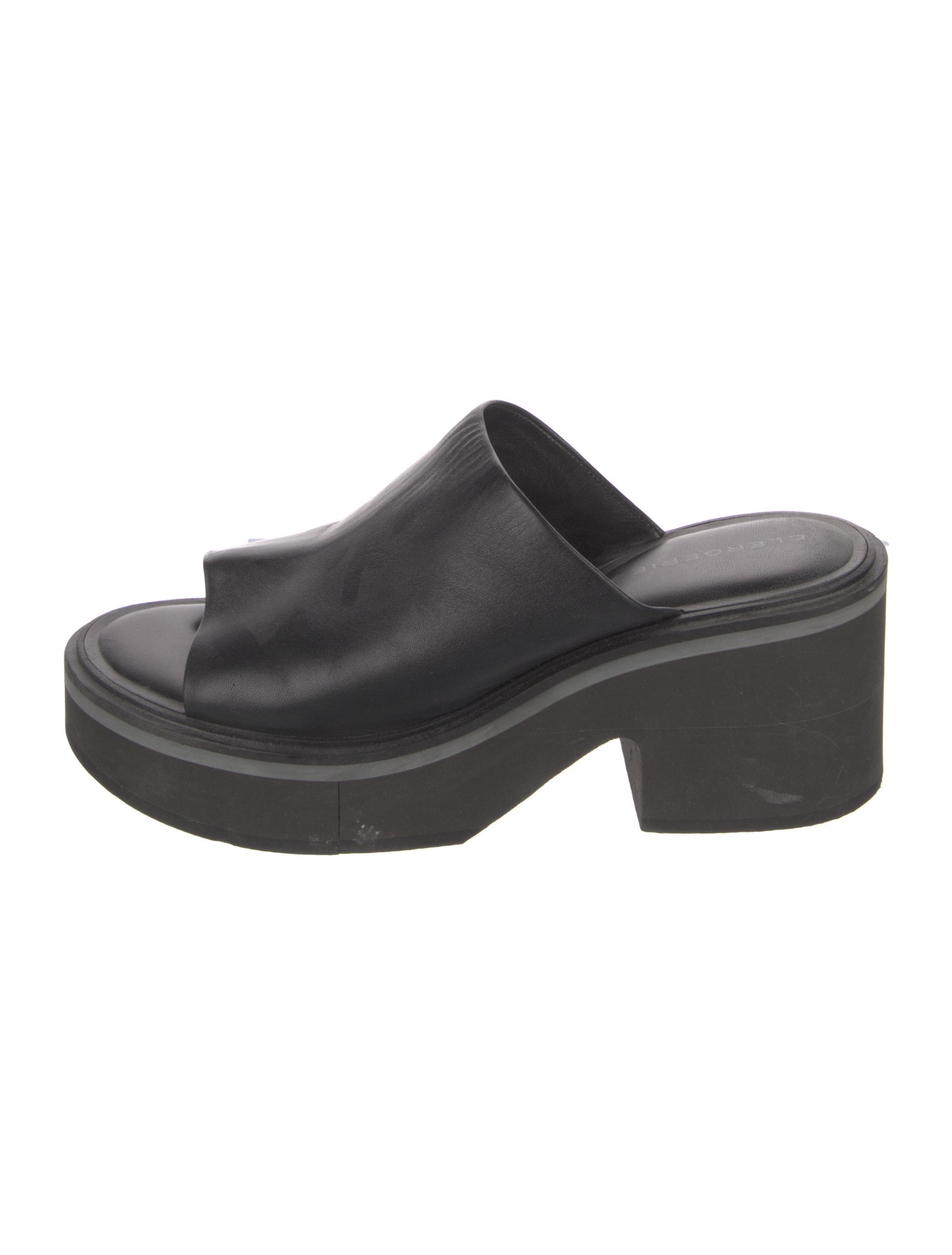 Robert Clergerie Leather Slides