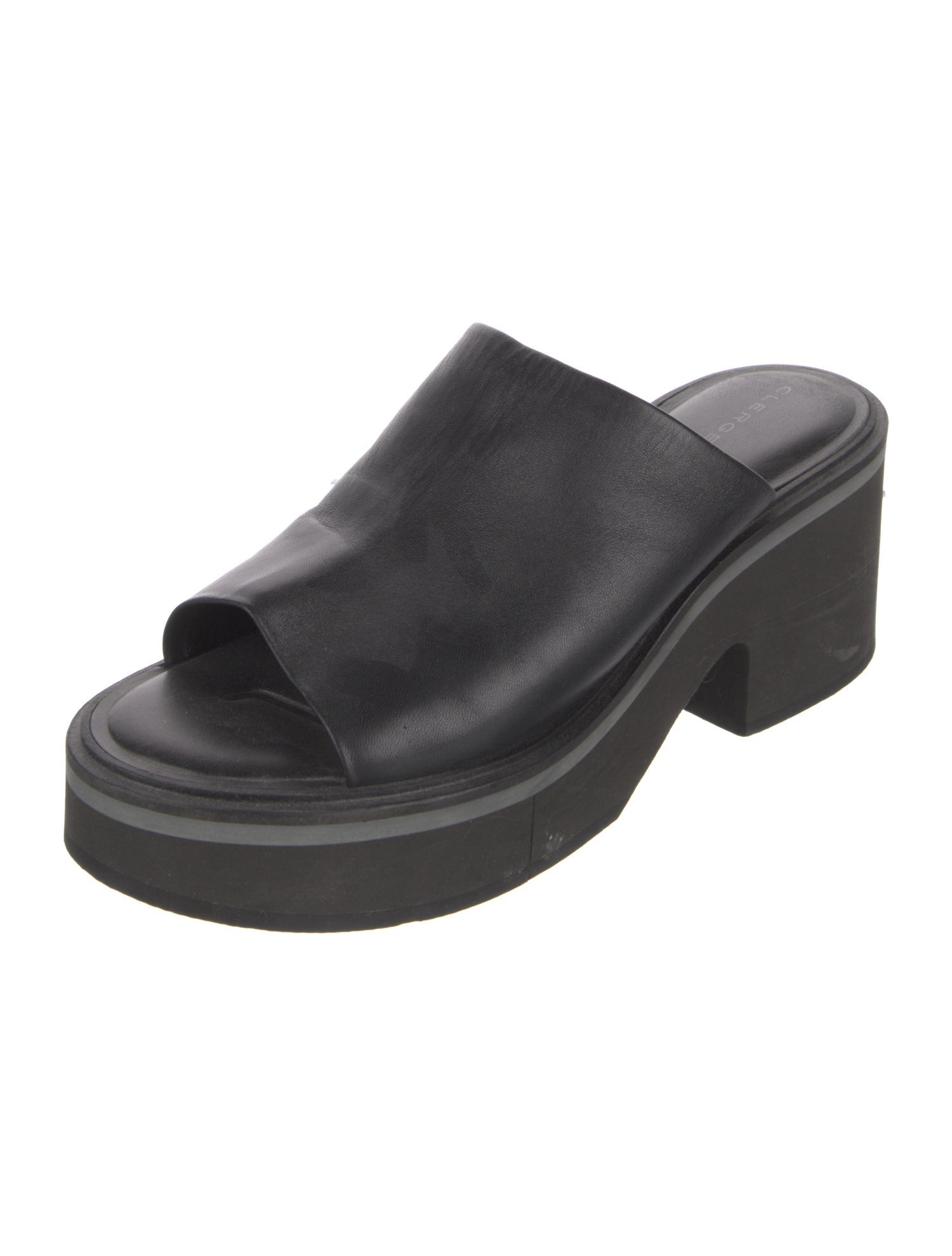 Robert Clergerie Leather Slides