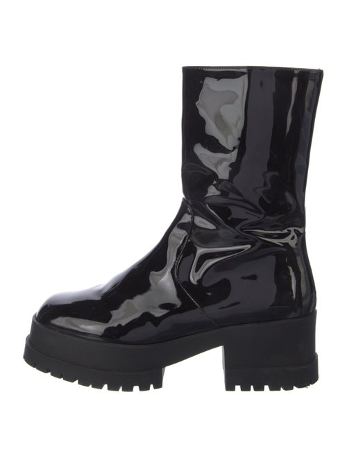 Robert Clergerie Patent Leather Combat Boots