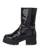 Robert Clergerie Patent Leather Combat Boots