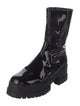 Robert Clergerie Patent Leather Combat Boots