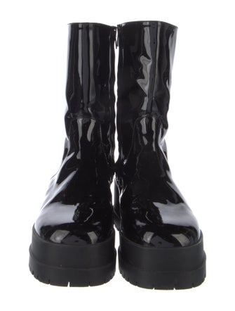 Robert Clergerie Patent Leather Combat Boots