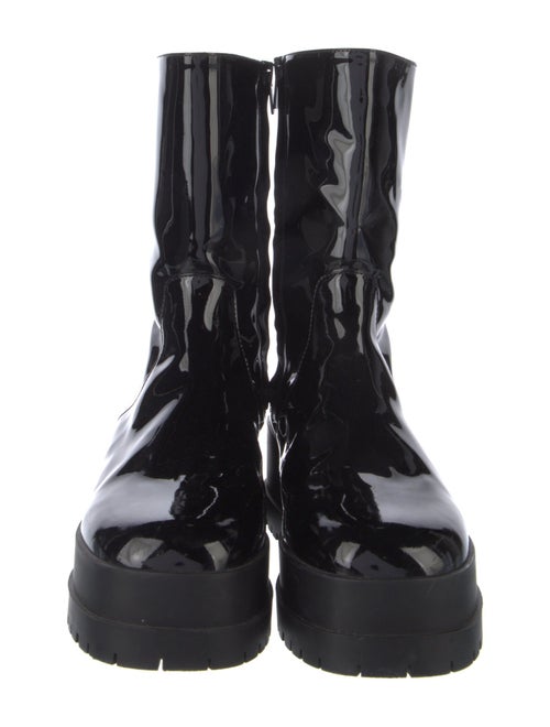Robert Clergerie Patent Leather Combat Boots