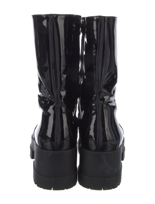 Robert Clergerie Patent Leather Combat Boots
