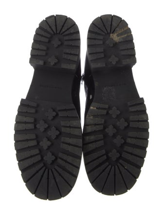 Robert Clergerie Patent Leather Combat Boots