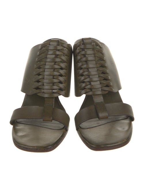 Robert Clergerie Leather Slides