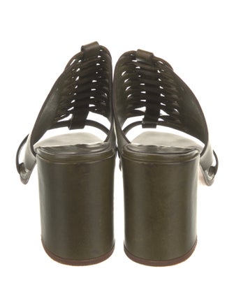 Robert Clergerie Leather Slides