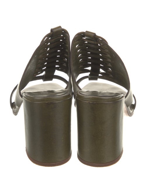 Robert Clergerie Leather Slides