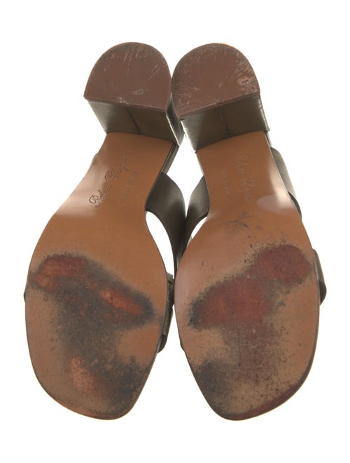 Robert Clergerie Leather Slides