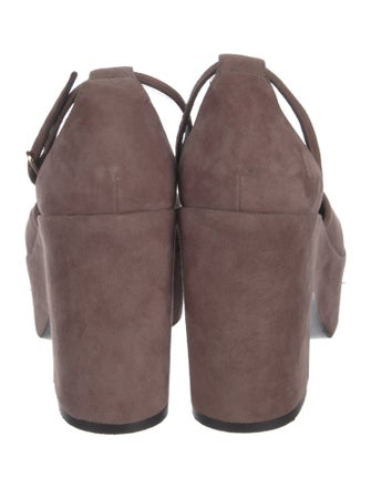 Robert Clergerie Suede D'Orsay Pumps