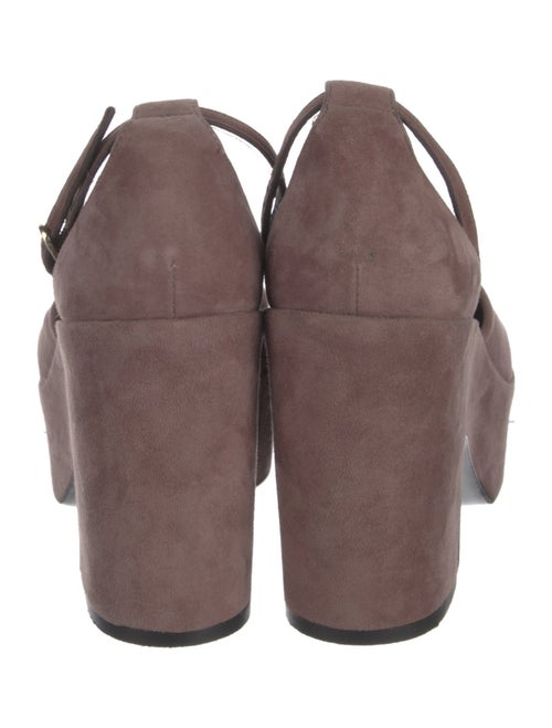 Robert Clergerie Suede D'Orsay Pumps