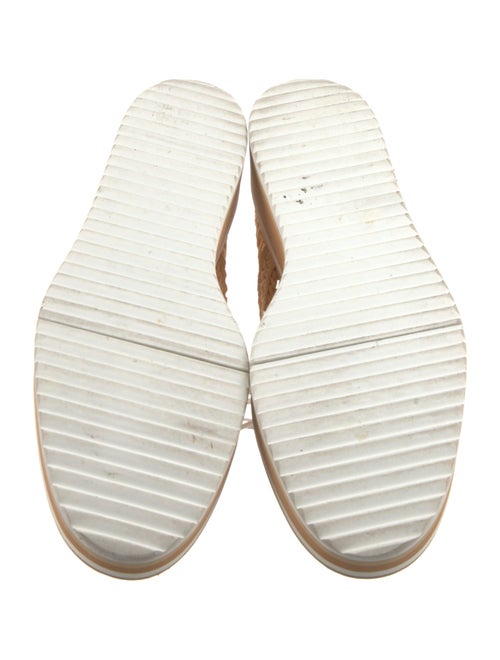 Robert Clergerie Raffia Wedge Sneakers