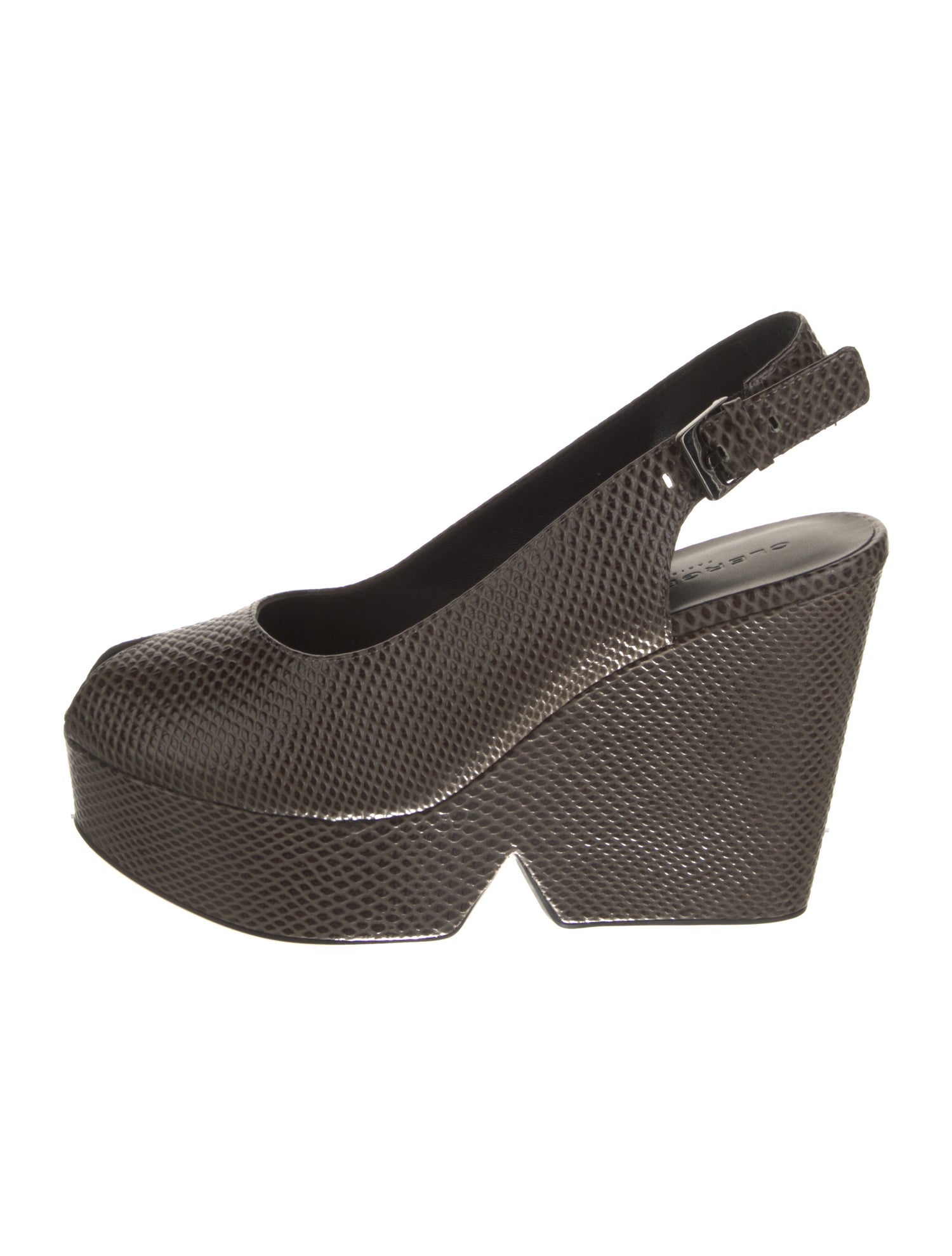 Robert Clergerie Canvas Slingback Pumps