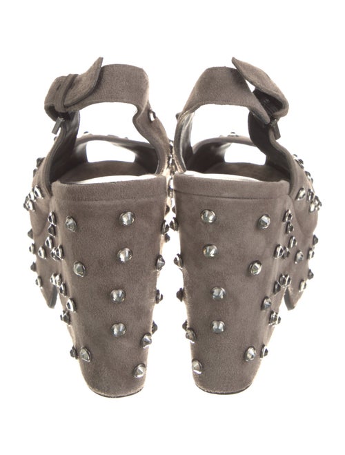 Robert Clergerie Suede Slingback Pumps