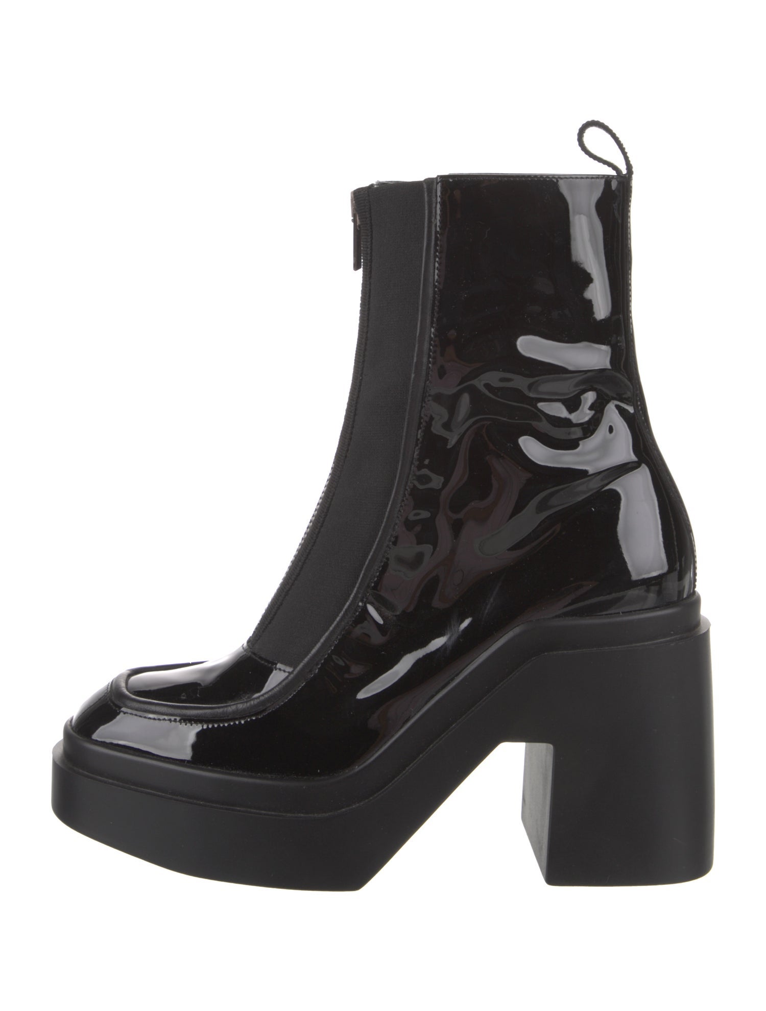 Robert Clergerie Patent Leather Chelsea Boots