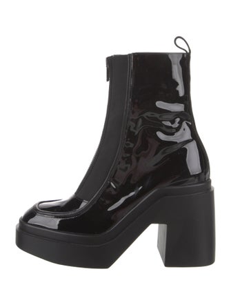 Robert Clergerie Patent Leather Chelsea Boots