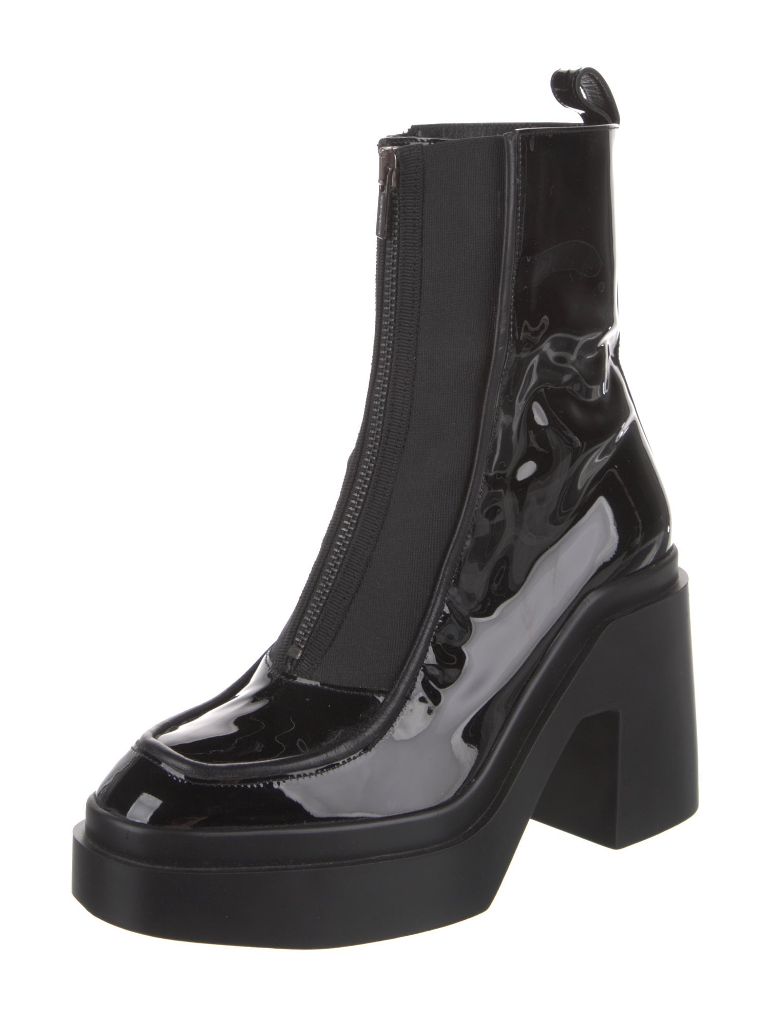 Robert Clergerie Patent Leather Chelsea Boots