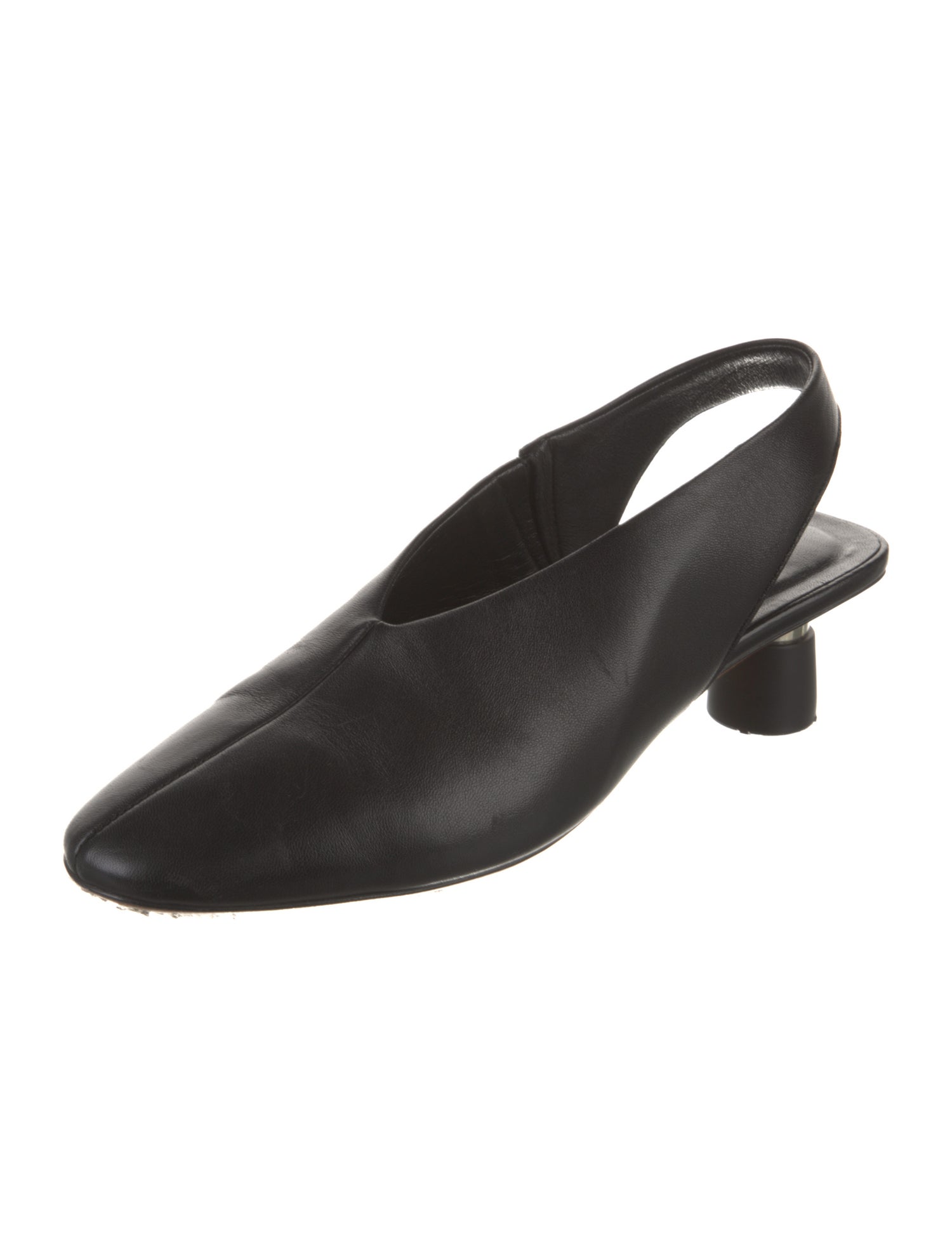 Robert Clergerie Leather Slingback Pumps