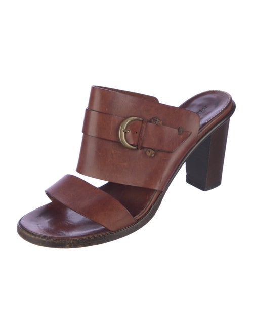 Robert Clergerie Leather Slides