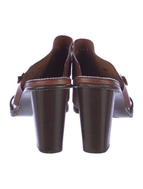 Robert Clergerie Leather Slides