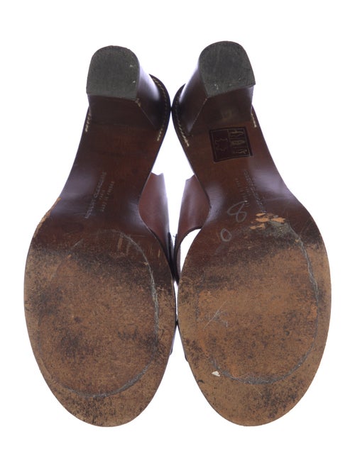 Robert Clergerie Leather Slides