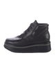 Robert Clergerie Leather Wedge Sneakers