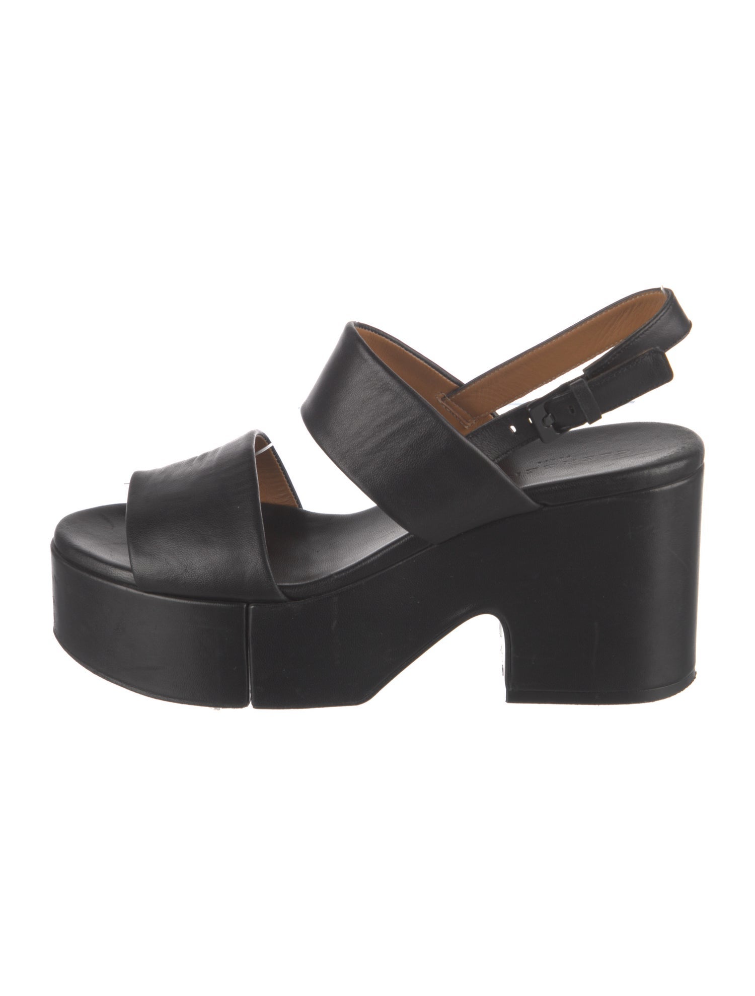 Robert Clergerie Leather Slingback Sandals