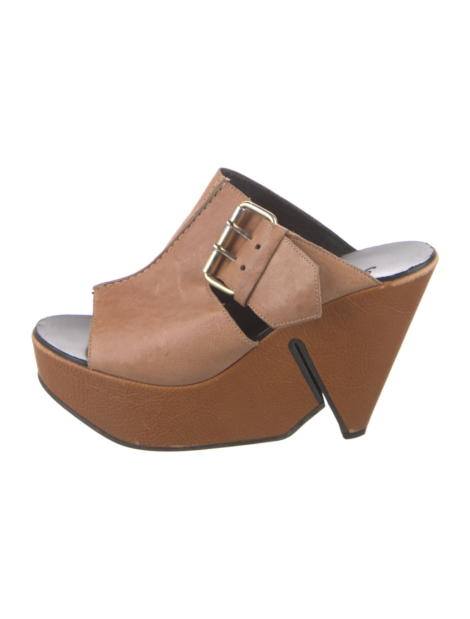 Robert Clergerie Leather Slides