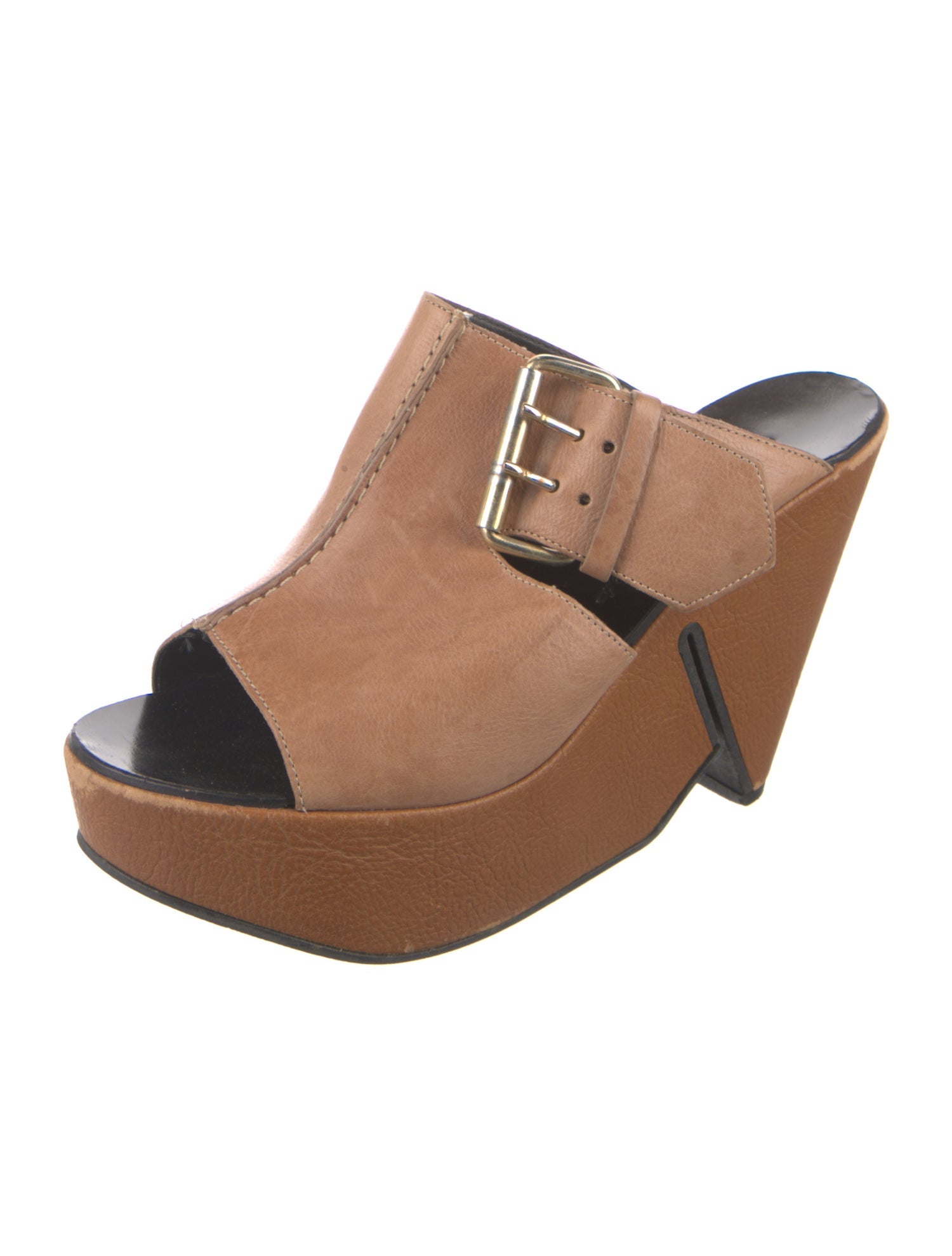 Robert Clergerie Leather Slides