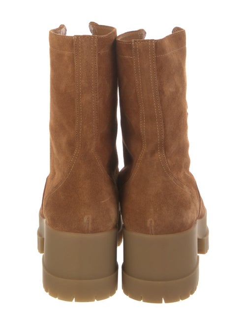 Robert Clergerie Suede Combat Boots