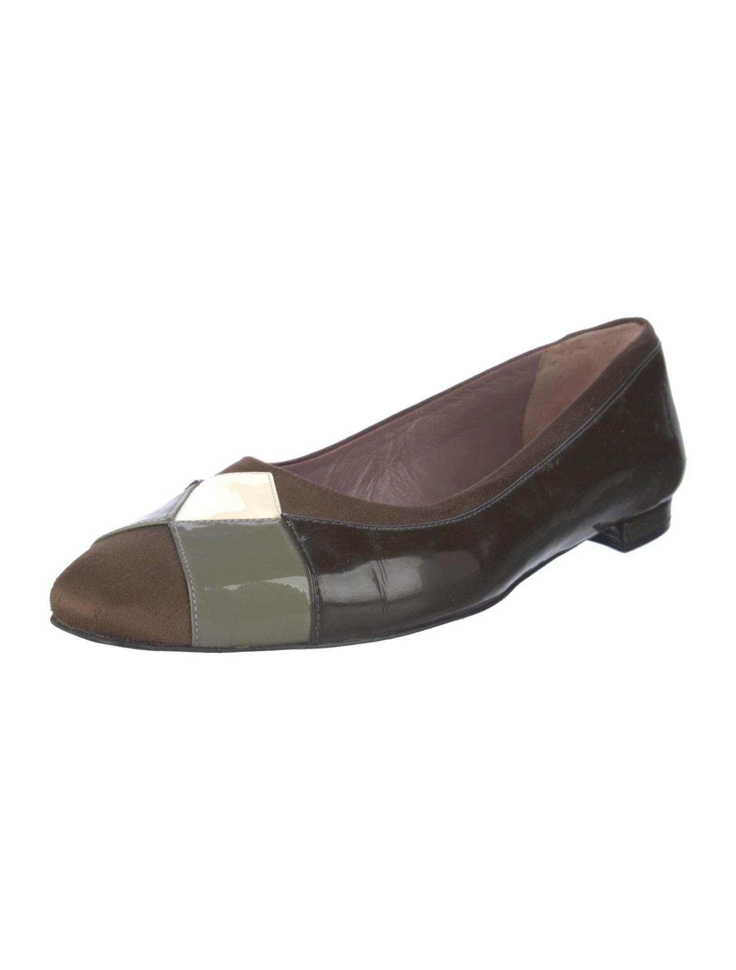 Robert Clergerie Patent Leather Ballet Flats