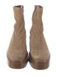 Robert Clergerie Suede Sock Boots