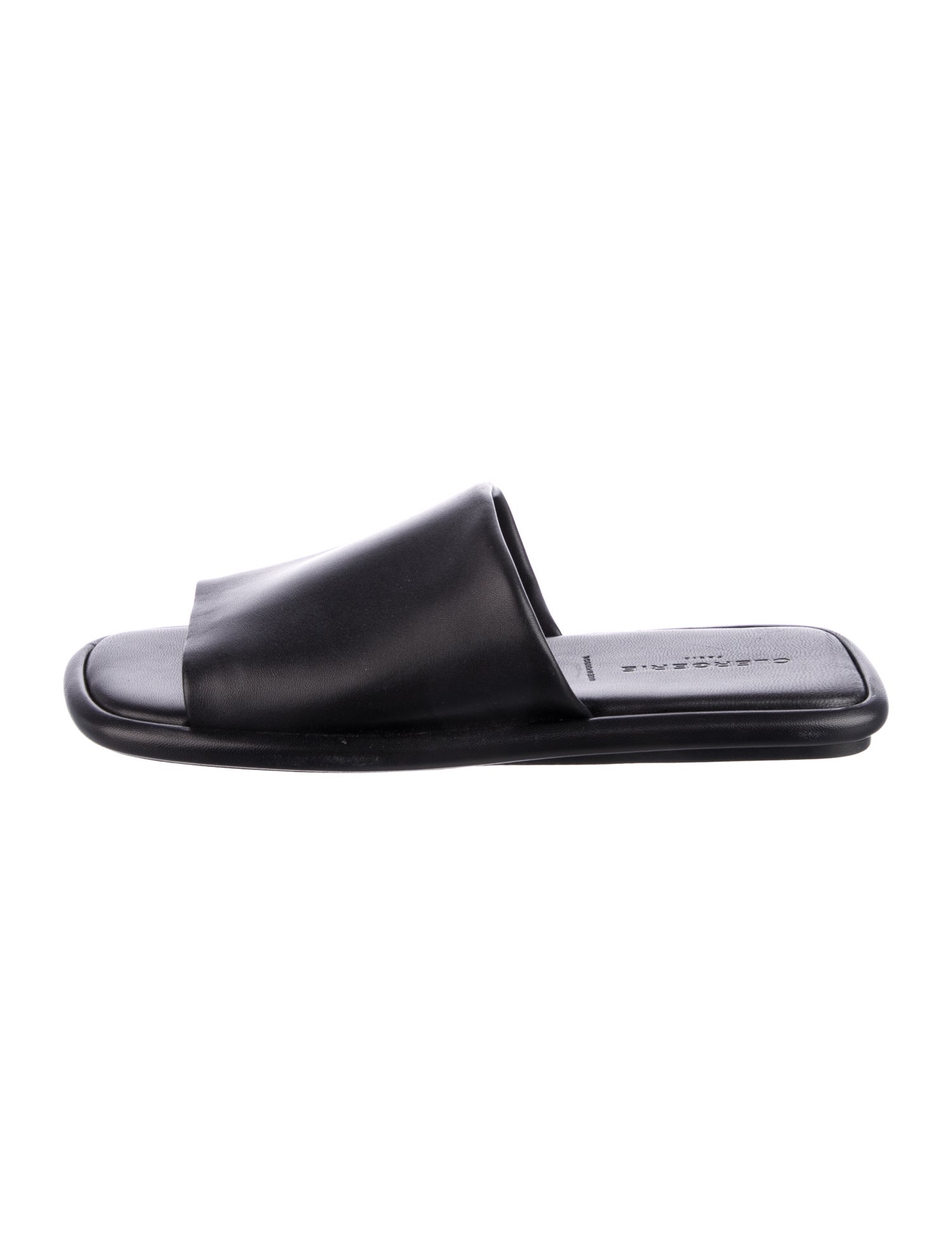 Robert Clergerie Leather Slides
