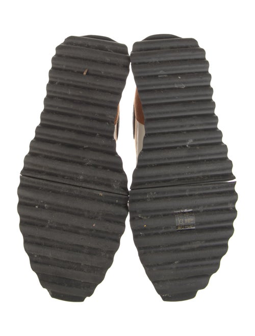 Robert Clergerie Suede Colorblock Pattern Sneakers